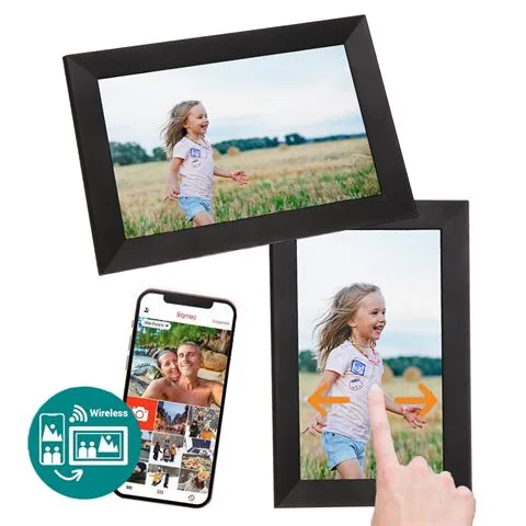 Frameo HF-101B digitale fotolijst 10.1 inch zwart